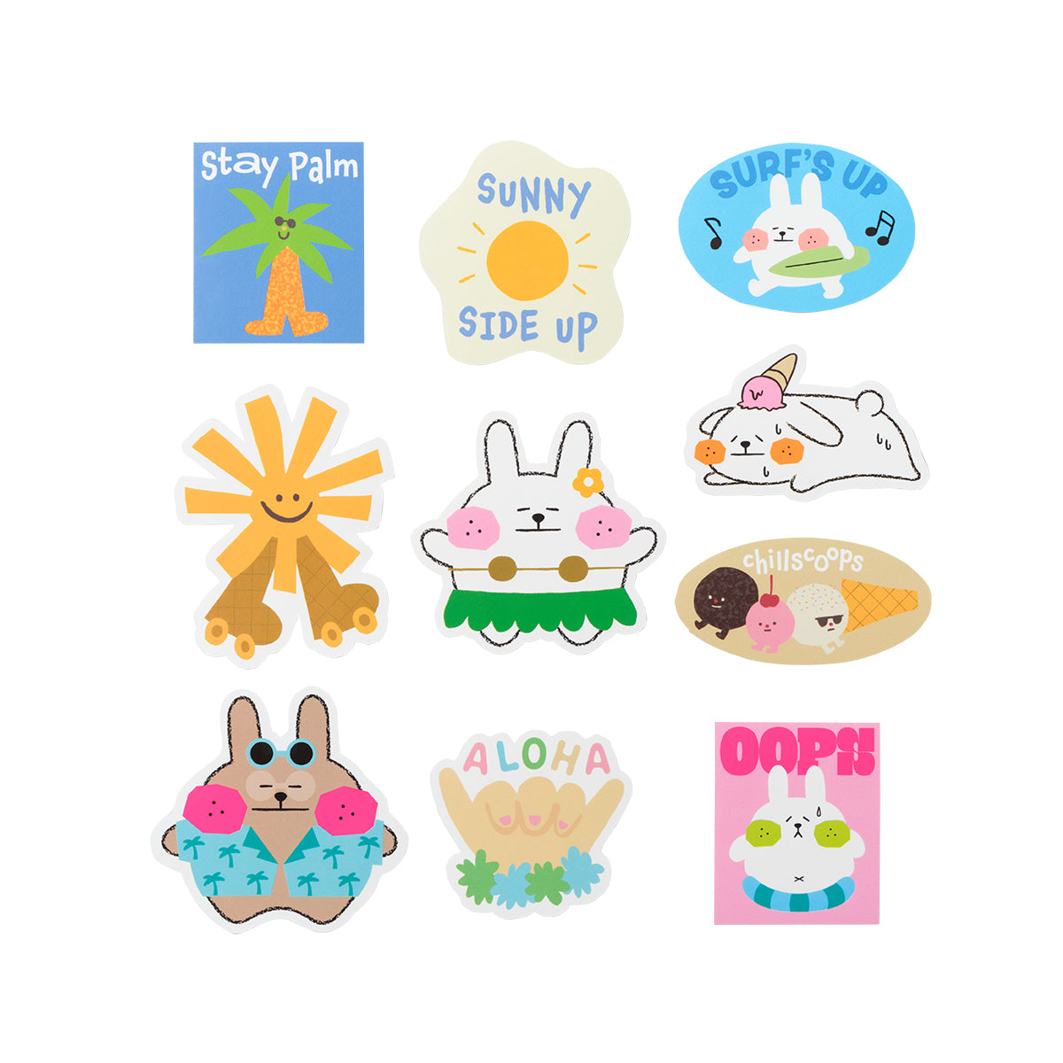 タムクステッカーセット10P